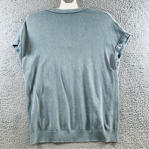 Barefoot Dreams Women's Cotton Sunbleached Reverse Seam Vest top Waterloo XL 14? - Picture 4 of 8